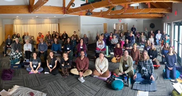 A group shot of a retreat Yael hosted in 2024